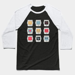Robotic emojis Baseball T-Shirt